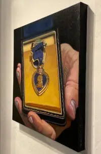 Purple Heart Painting