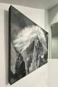 Figurative painting by Longhofer