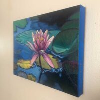 Lotus painting by Longhofer