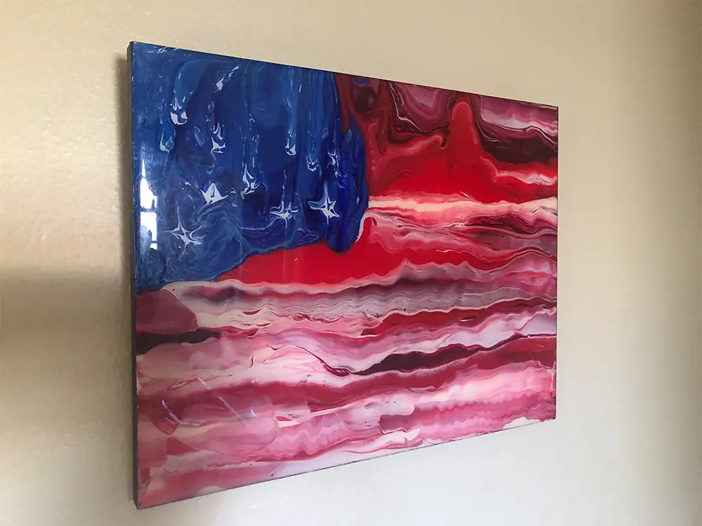 Distortion painting by Longhofer