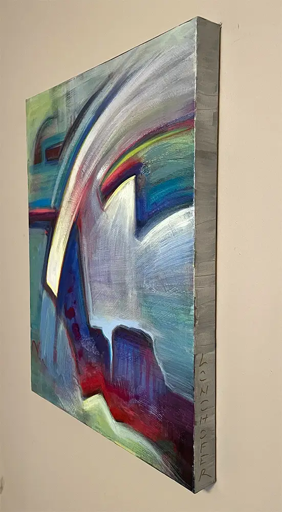 abstract painting by Longhofer