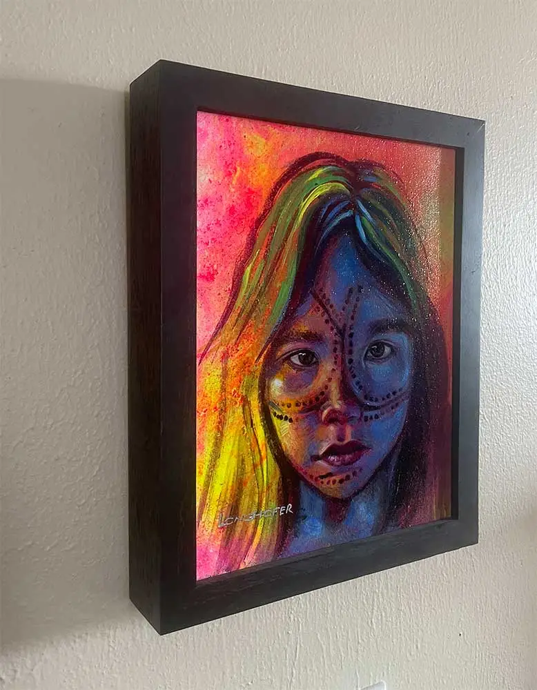 Fire and Ice painting by Longhofer