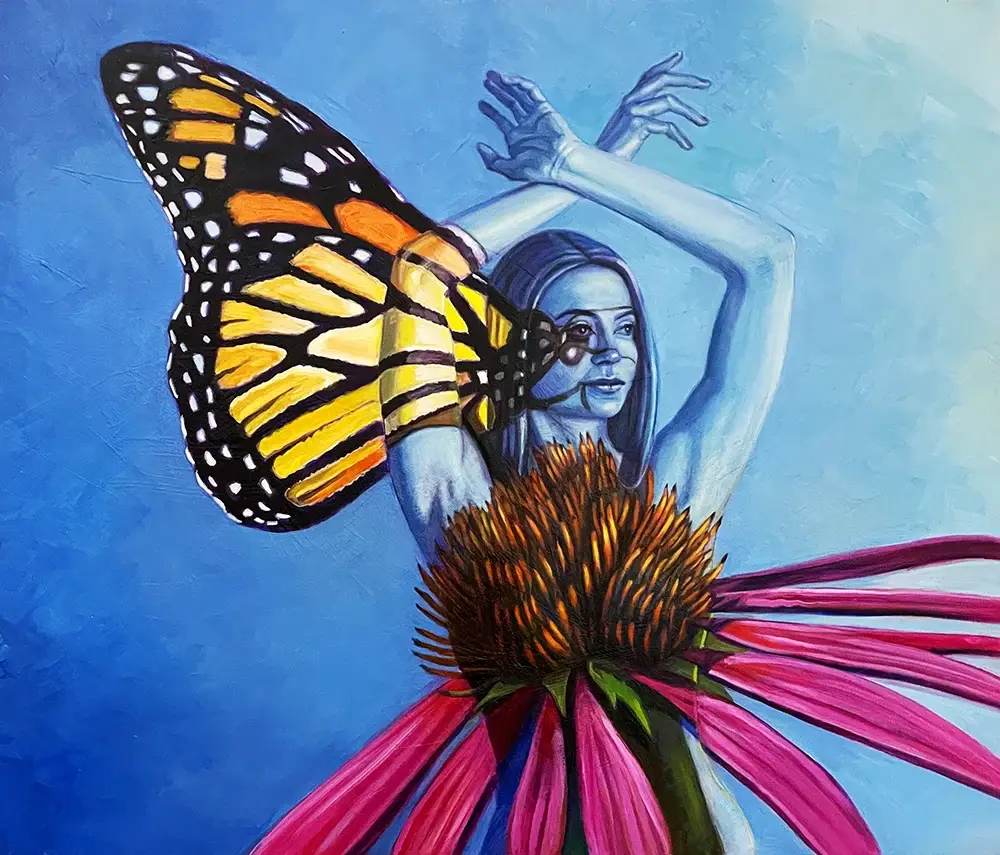 Eye of the Butterfly painting by Longhofer