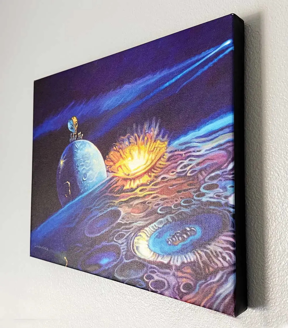 'Outer Space' painting by Longhofer