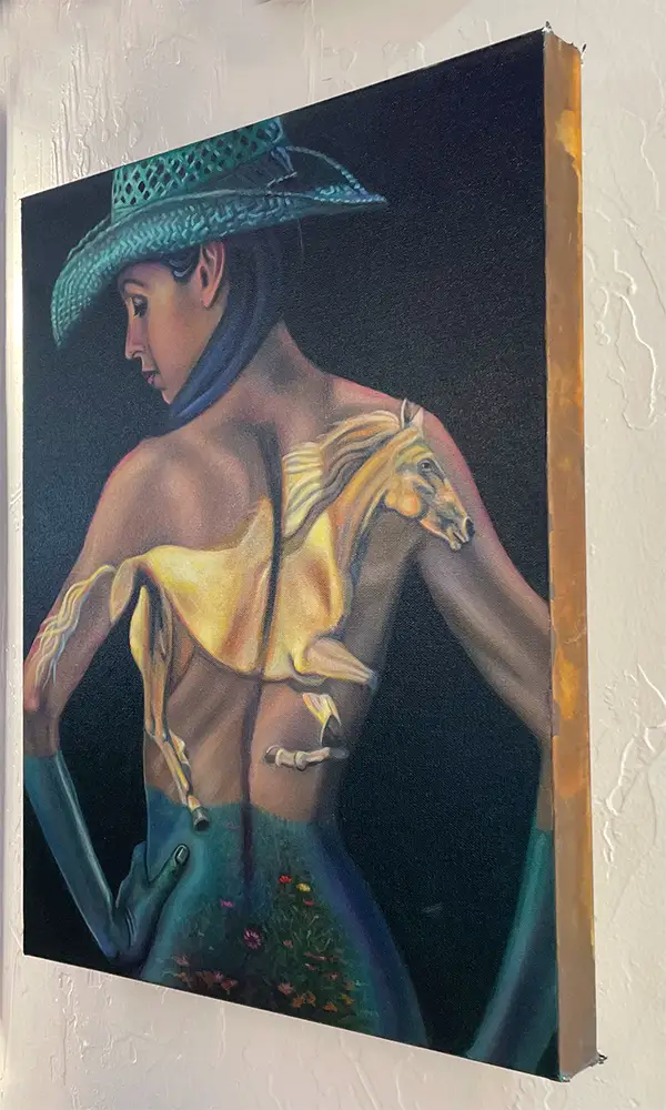 Painting by Longhofer